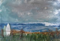 encaustic mixed media - ed rinas