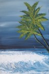 Making Waves Acrylic Palm Trees