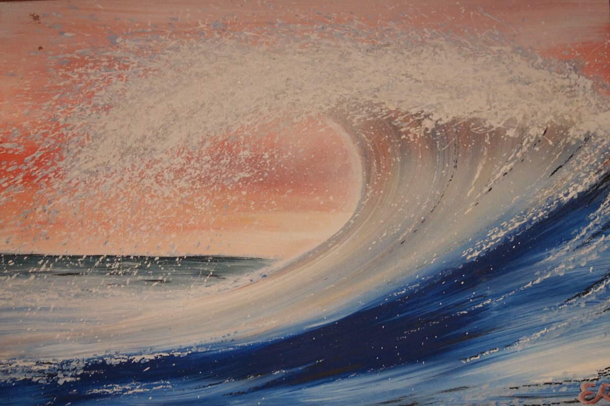Making Waves Acrylic Pink